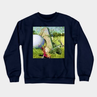 Playing Golf Crewneck Sweatshirt